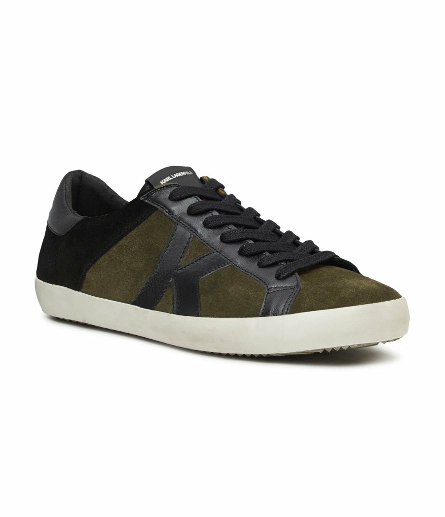 Men * | The Varied Pattern Suede K Sneaker On Camo Sole Olive