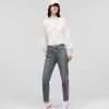 Women * | Hot Sell Karl Future Logo Girlfriend Jeans