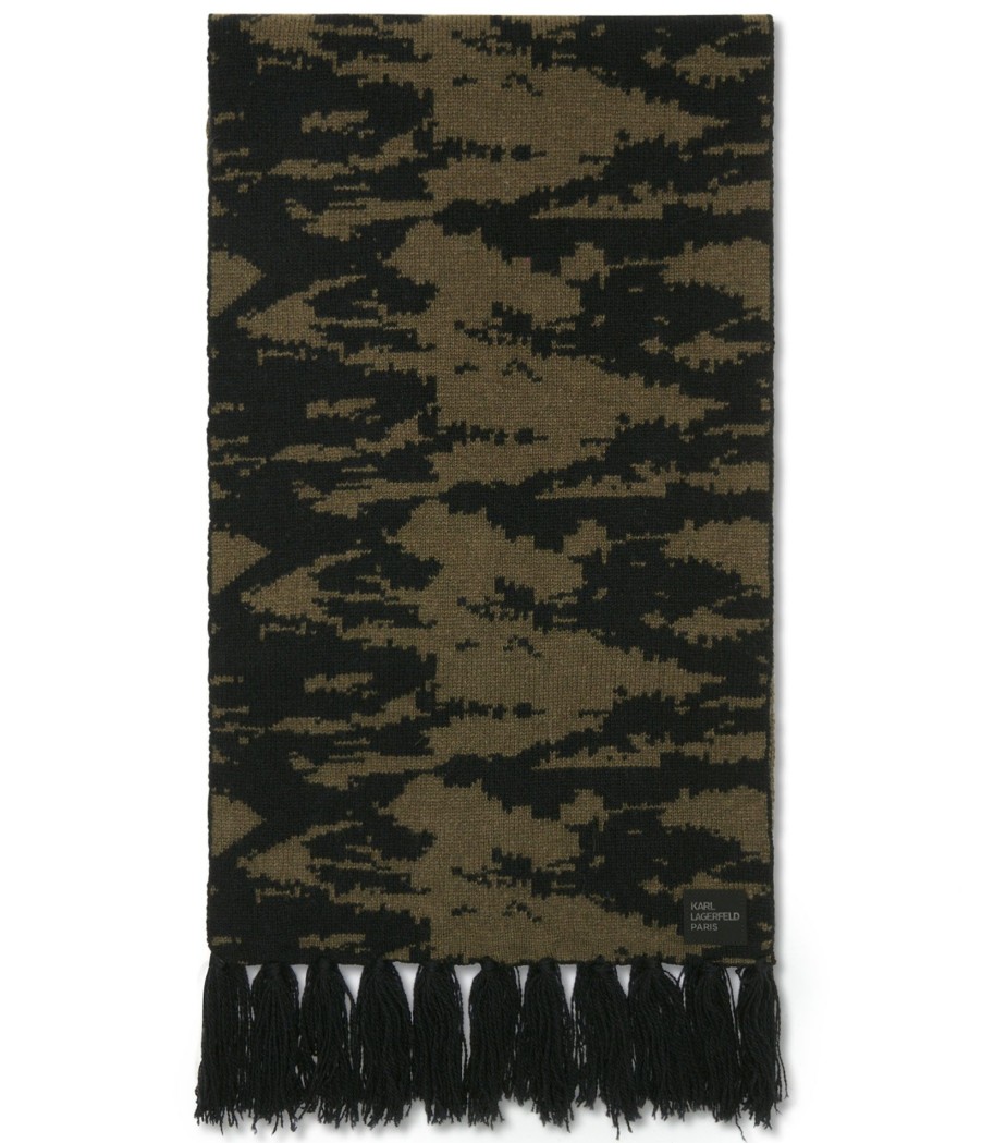 Men * | The Varied Pattern Camo Scarf