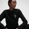 Women * | Store Mini Ikonik Karl Rhinestone Sweatshirt