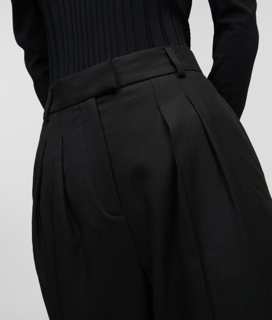 Women * | Exclusive Design Double-Pleat Tailored Trousers