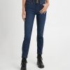 Apparels * | New Products Contrast Stitch Denim Pant