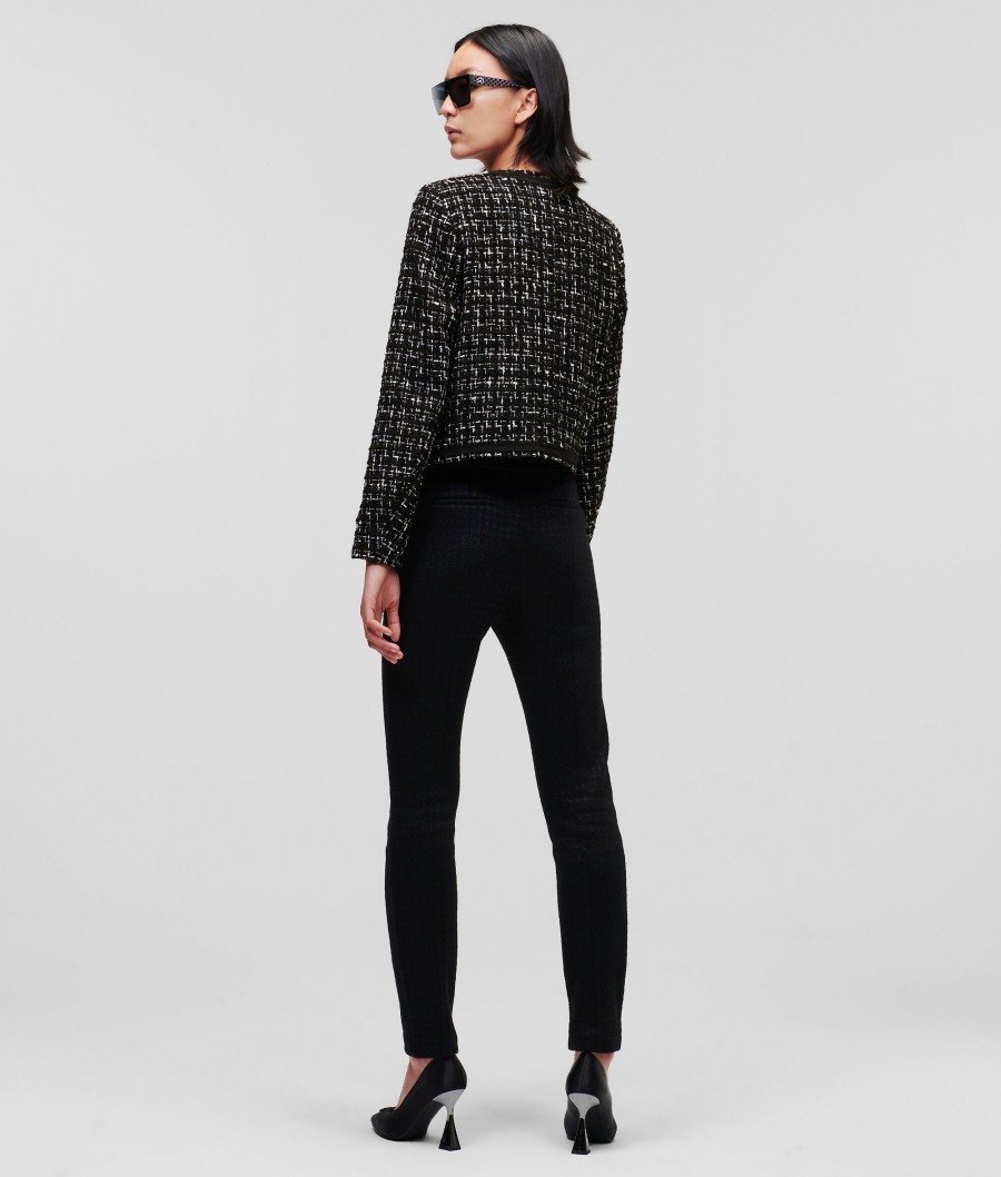 Women * | Premium Two-Tone Boucle Jacket