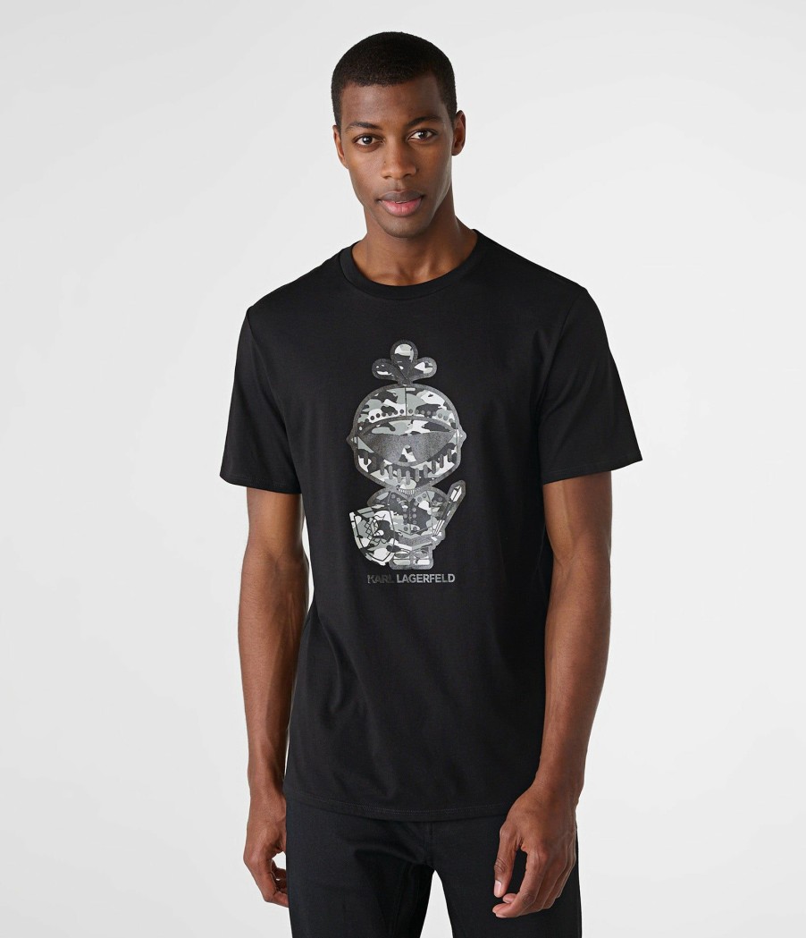 Men * | New Products Camo Karl Knight Luxe Tee