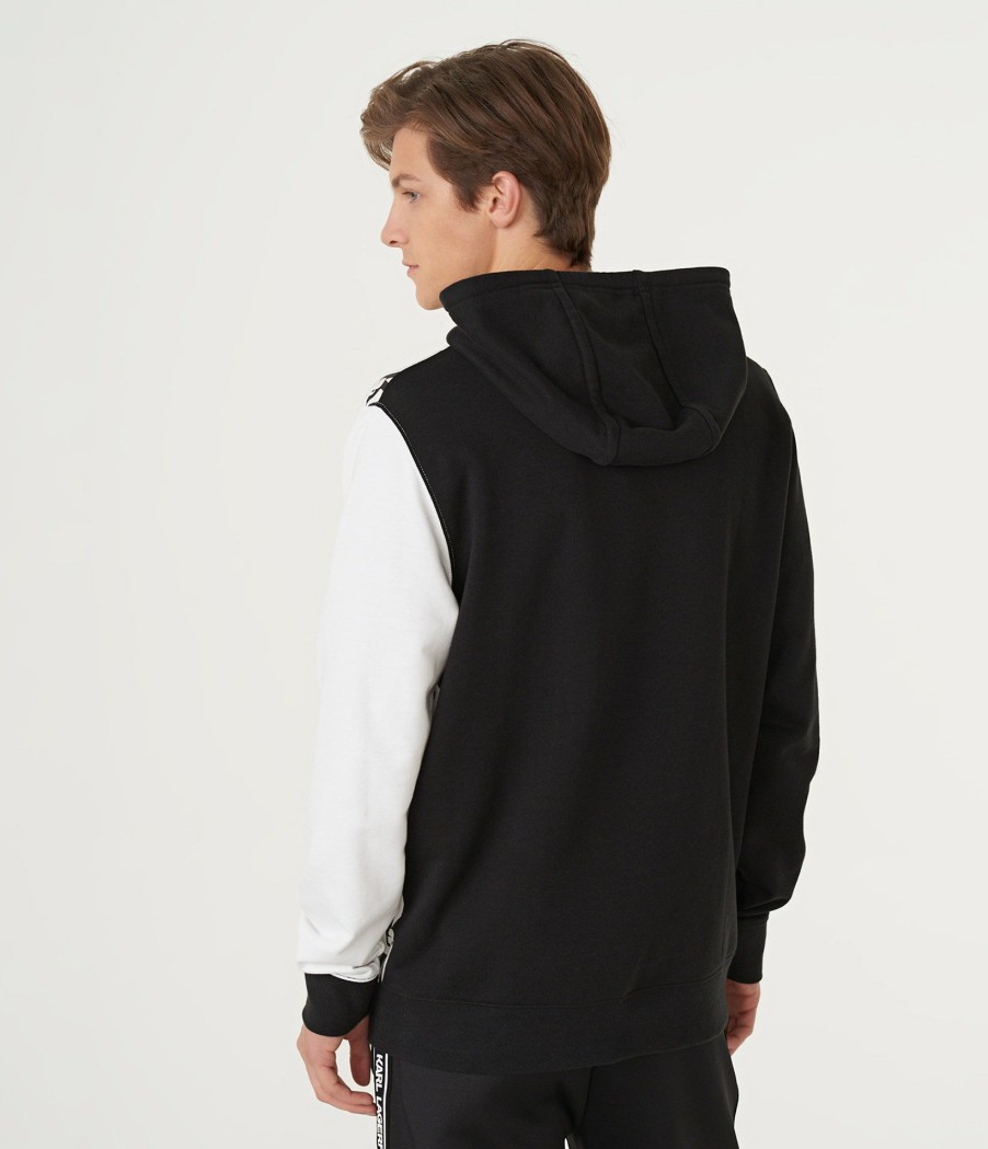 Men * | Reliable Quality Monogram-Printed Hoodie