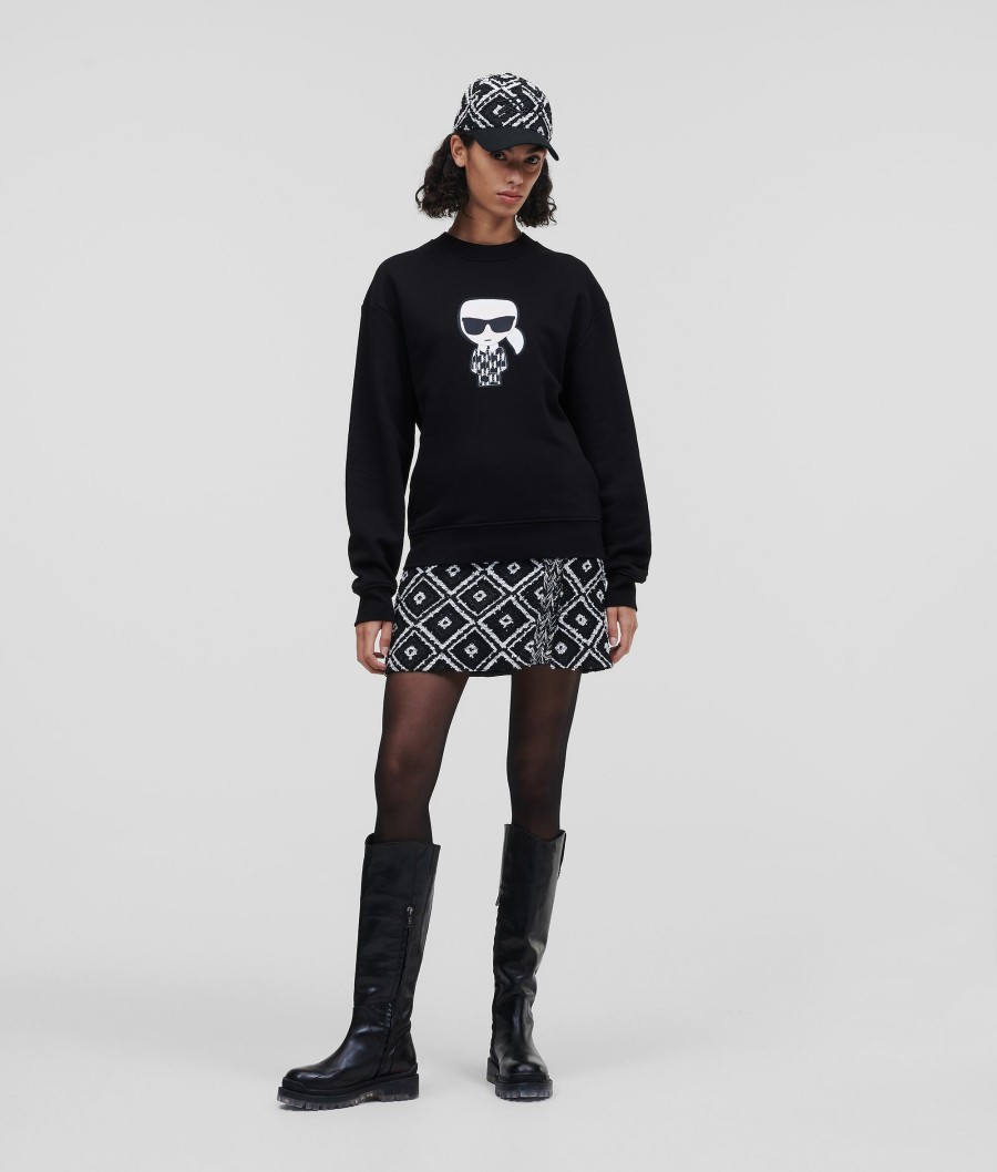 Women * | Sale Online Ikonik Karl Monogram Sweatshirt