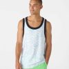 Men * | The Varied Pattern All Over Logo Performance Pique Tank