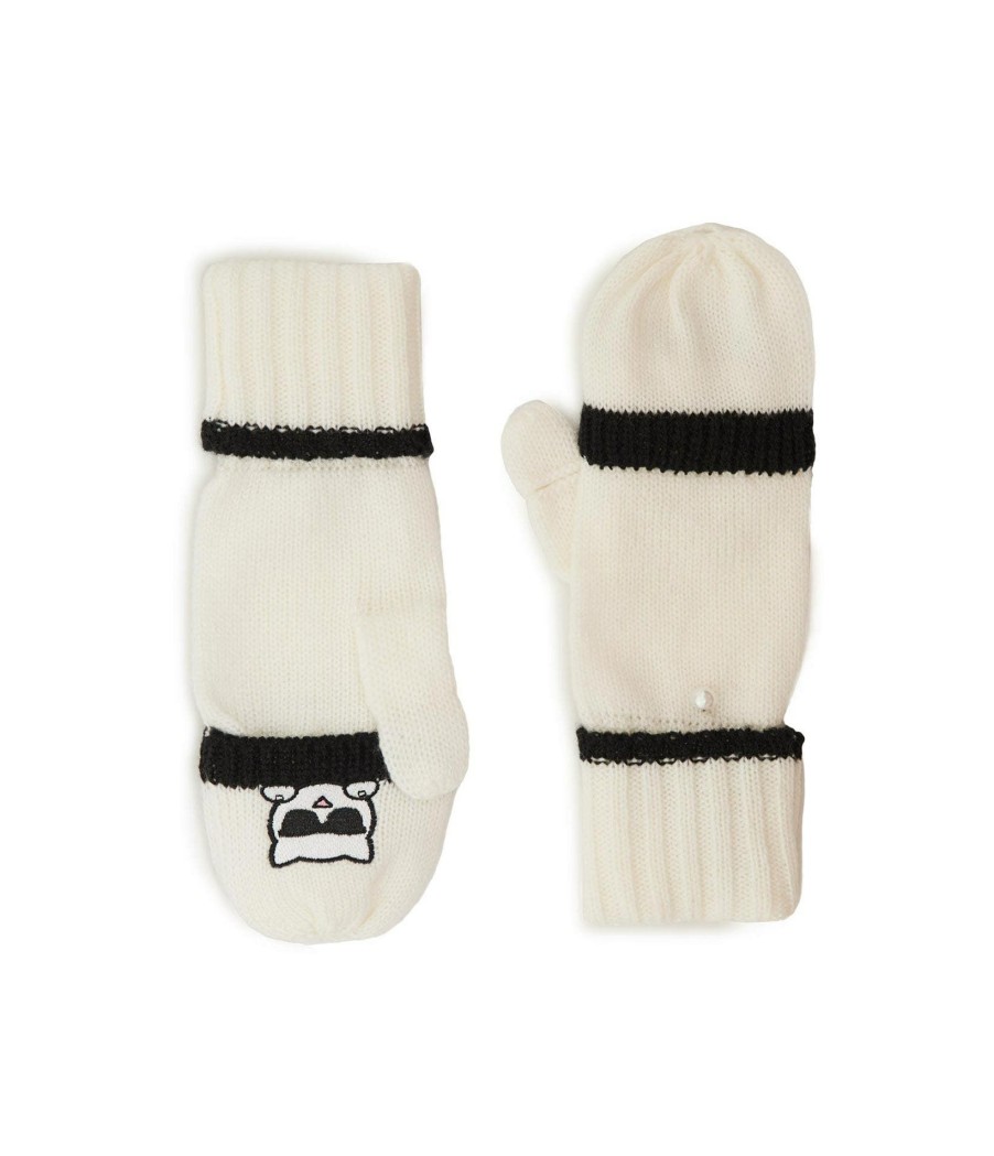 Women * | Latest Fashion Varsity Stripe Karl Flip Top Glove