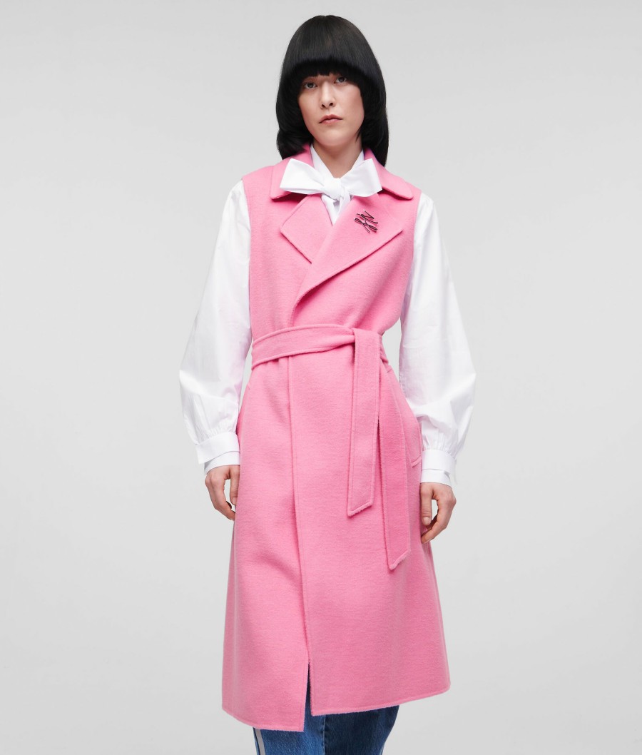 Women * | Closeout Sale Double-Faced Transformer Coat