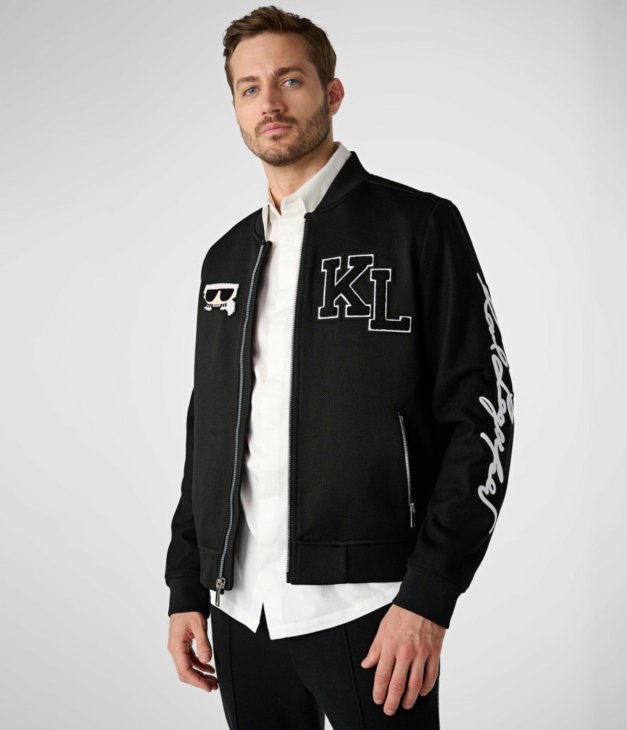 Men * | Sells Cheap Varsity Bomber Jacket