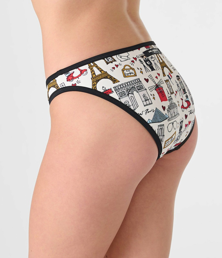 Apparels * | The Varied Pattern Lydie Cheeky Bikini Bottoms