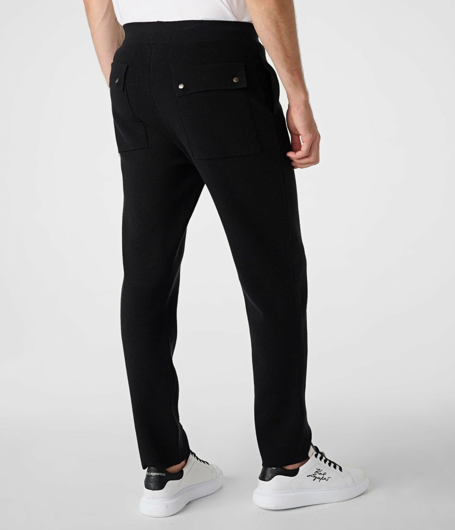 Men * | Exactly Discount Ribbed Knit Sweatpants