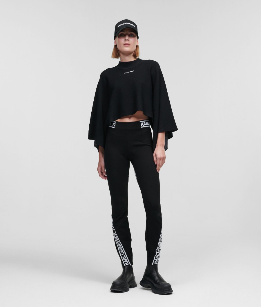 Women * | Opening Sales Karl Logo Punto Legging