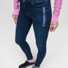 Women * | Sale Online Karl Logo Blue Skinny Jeans