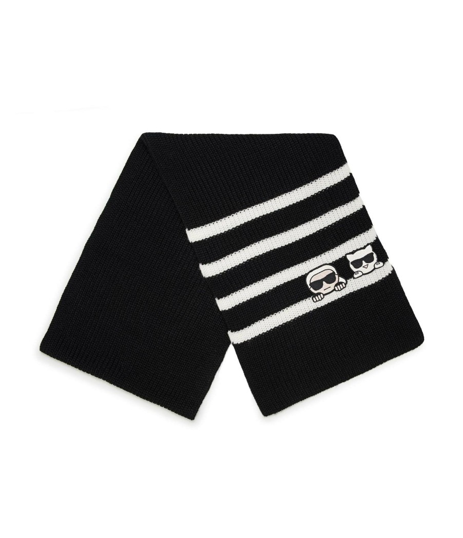 Women * | Outlet Varsity Stripe Karl Scarf