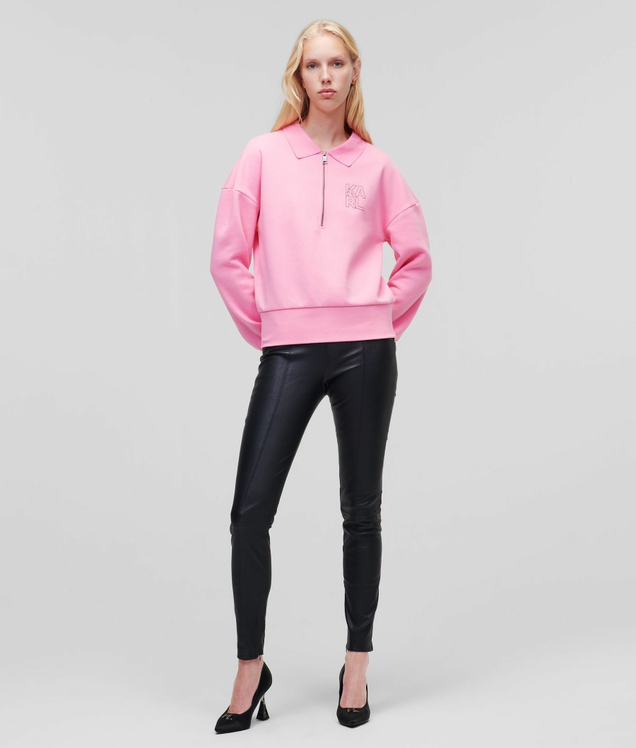 Women * | Promotion Athleisure Half-Zip Sweatshirt