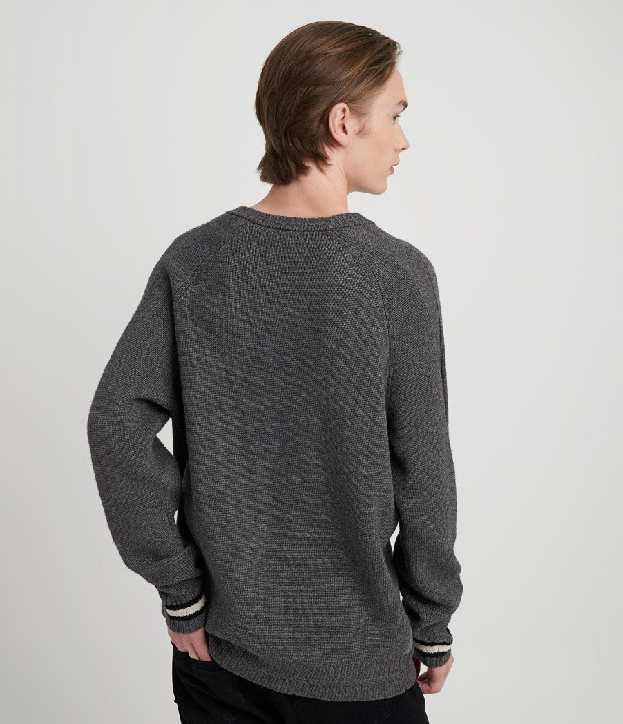 Men * | Cheap Asymmetric Colorblockcrewneck