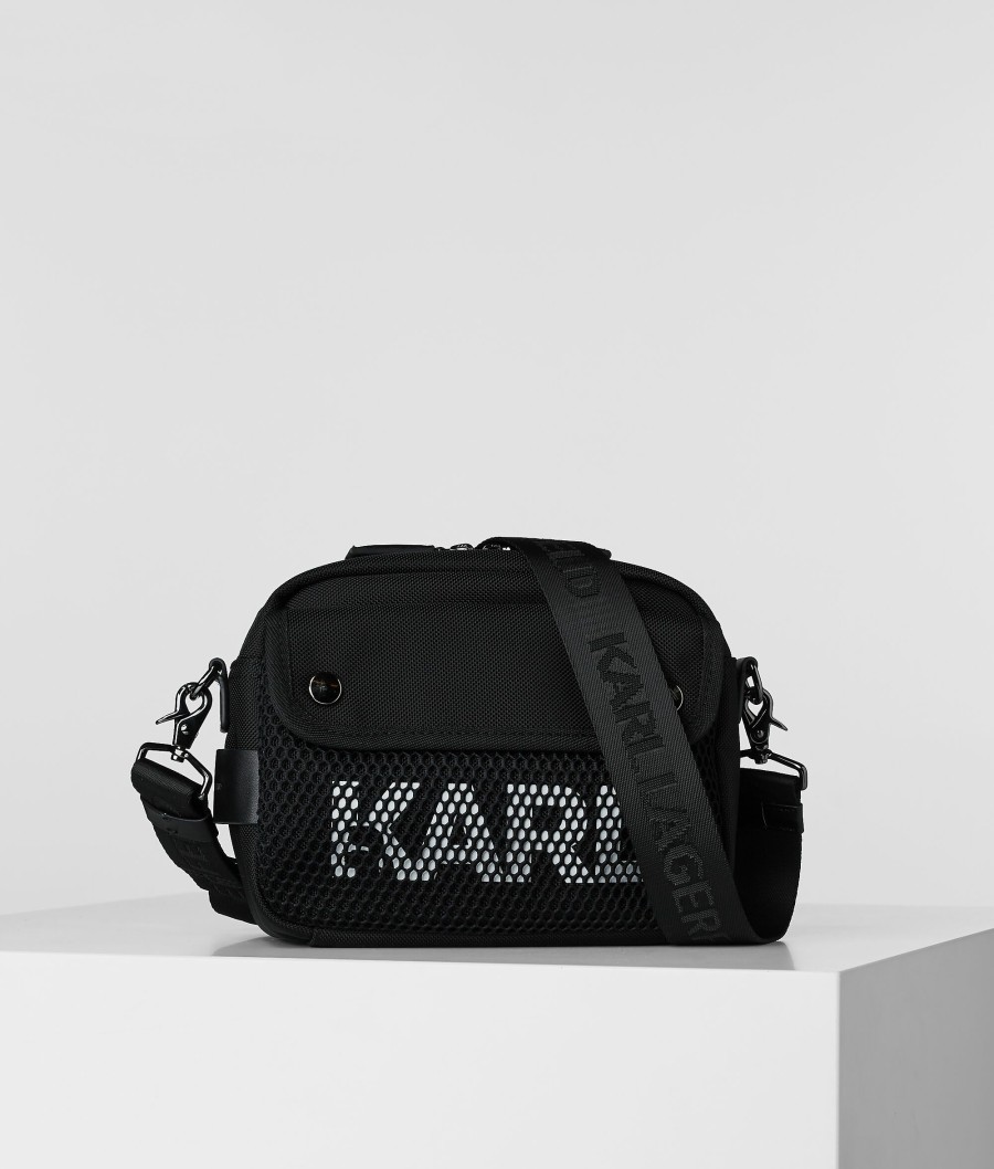 Men * | Premium K/Mesh Crossbody Bag