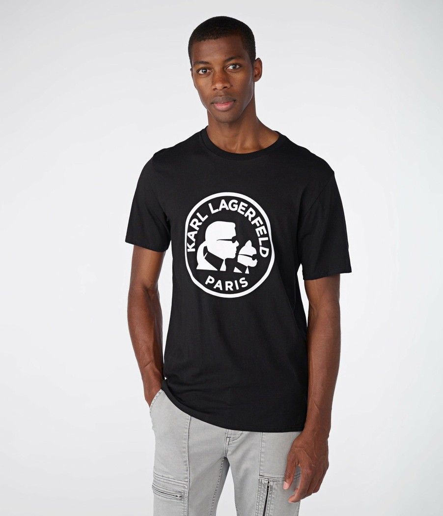 Men * | Exactly Discount Karl And Choupette Logo Tee