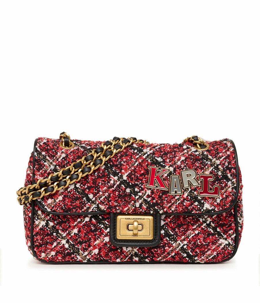 Women * | Outlet Agyness Boucle Shoulder Bag