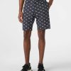 Men * | New Arrivals Allover Grid Logo Short