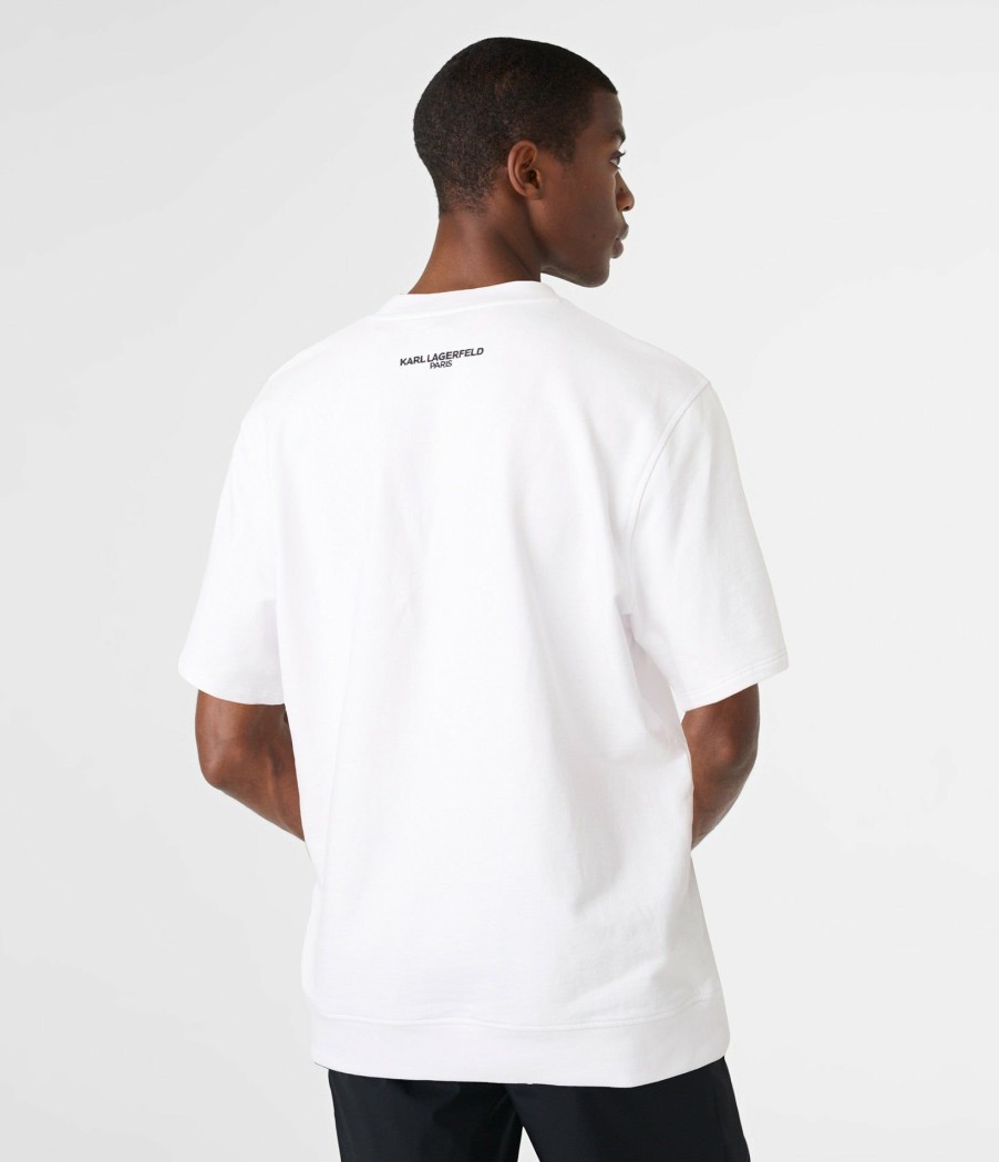 Men * | Lower Prices Logo T-Shirt With Pocket White