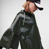 Women * | Store Ruffle Sleeve Parka