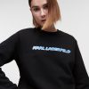 Women * | Crazy Deals Cropped Karl Future Logo Sweatshirt