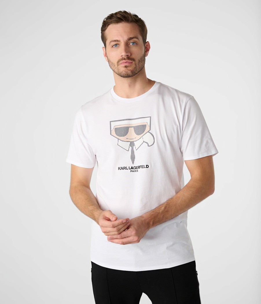 Men * | New Products Texturized Flat Head Karl Tee