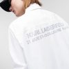 Women * | Unique Karl Logo Tunic Shirt