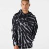 Men * | Cheap Logo Patch Tie Dye Hoodie