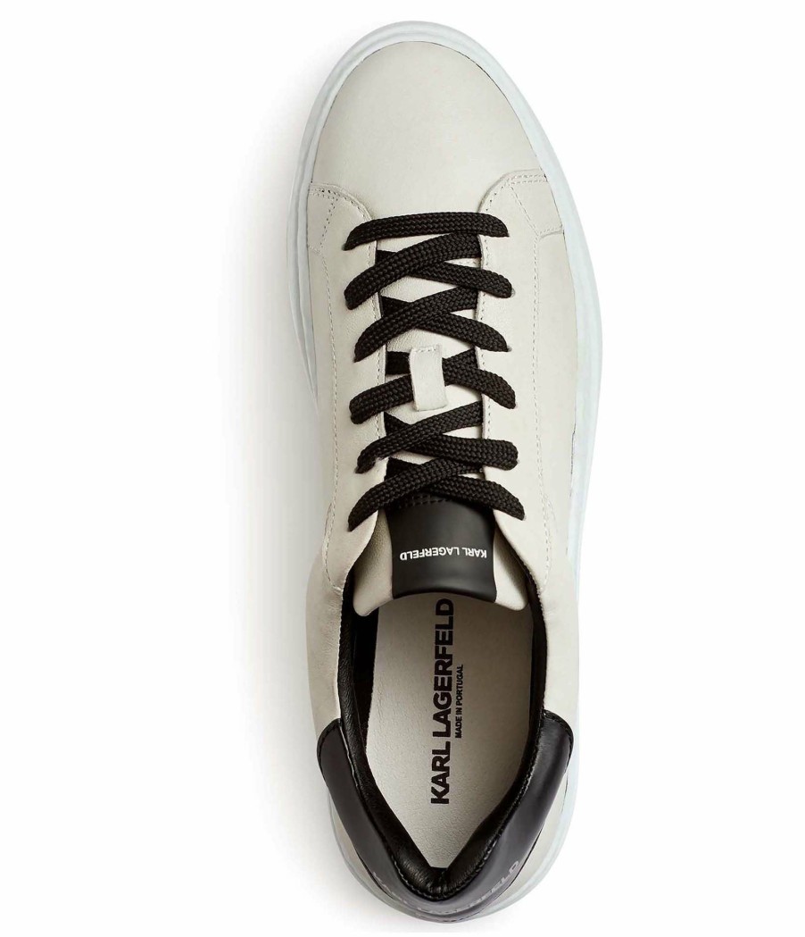 Men * | The Varied Pattern Men'S Leather Lace Up Sneaker