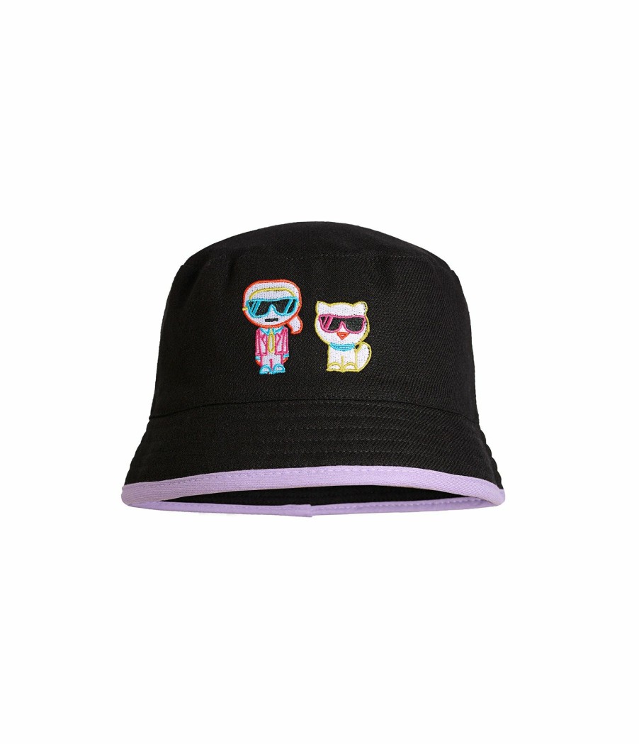 Women * | Latest Fashion Karl & Choupette Bucket Hat