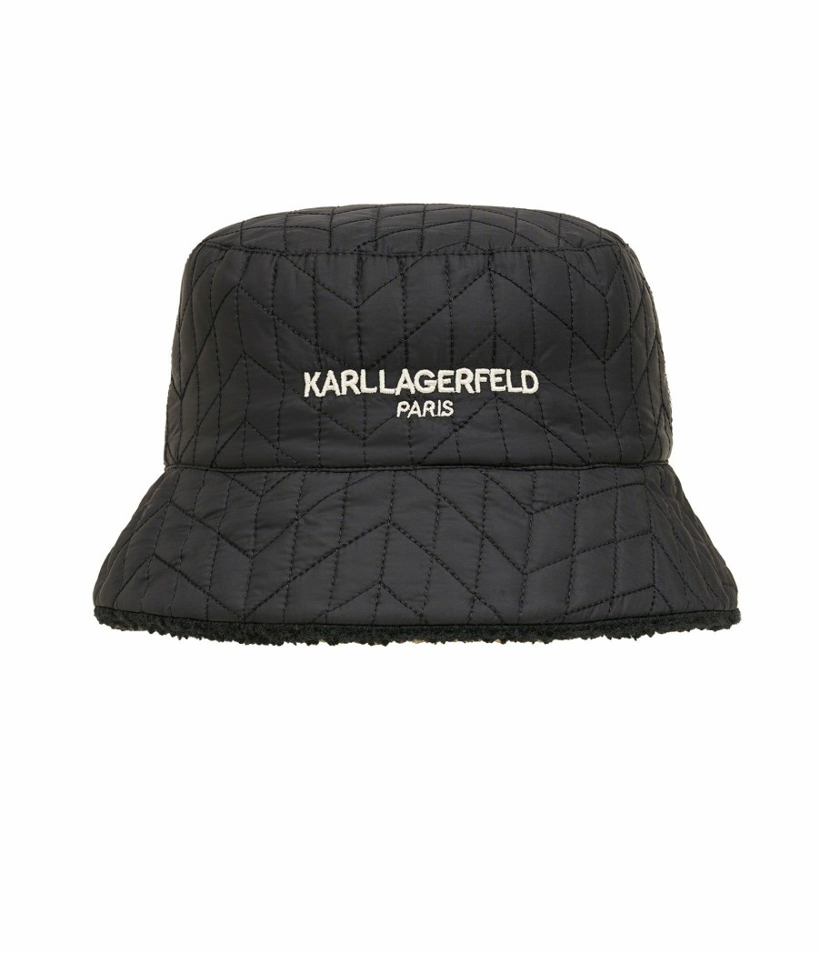 Women * | New Products Quilted Bucket Hat