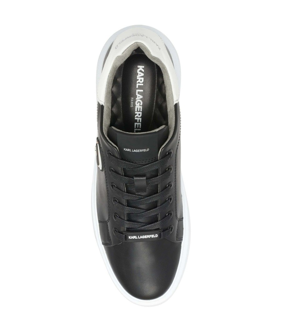 Men * | Latest Fashion Men'S Karl Head Recycled Leather Sneaker