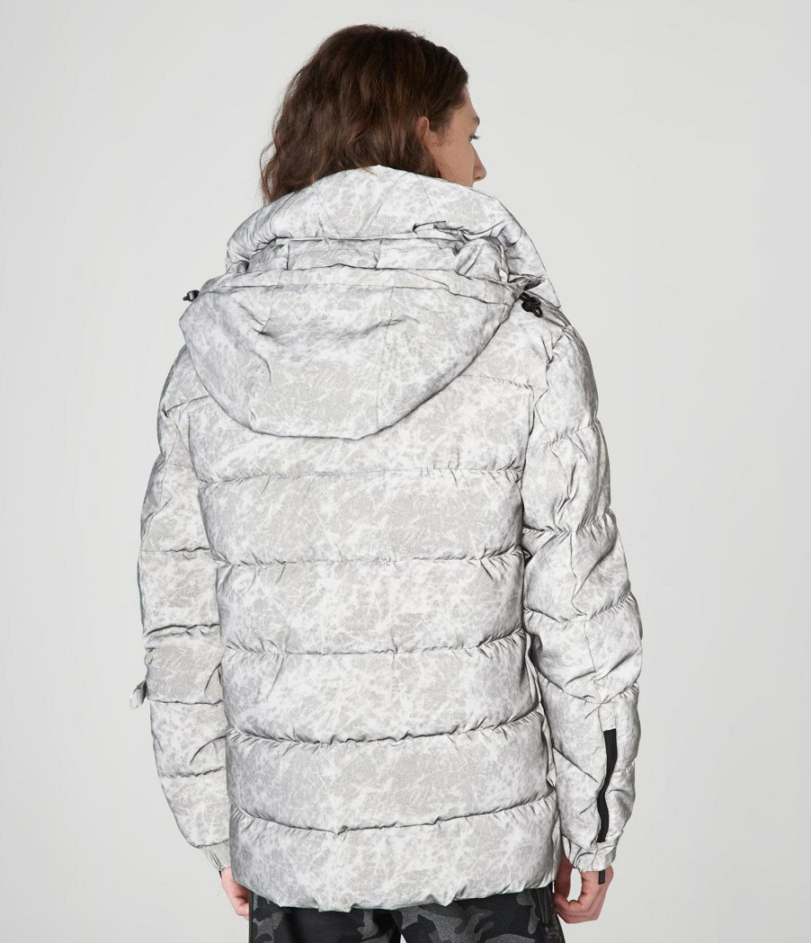 Men * | Shoping Model Reflective Camo Puffer