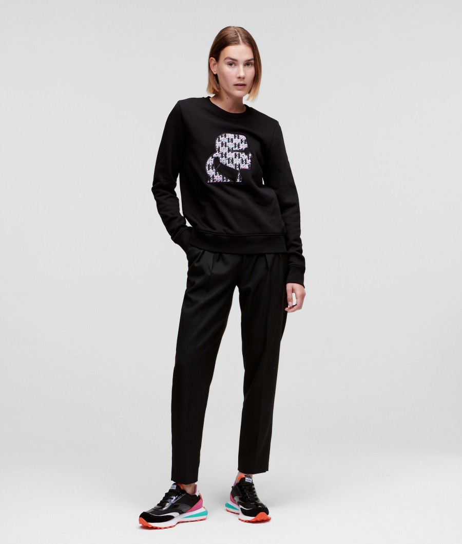 Women * | Sale Online Boucle Karl Profile Sweatshirt