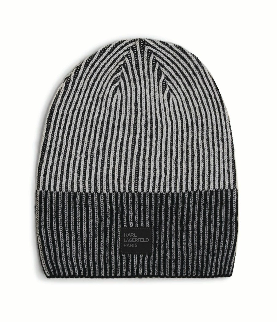 Men * | Attractive Model Two Tone Beanie