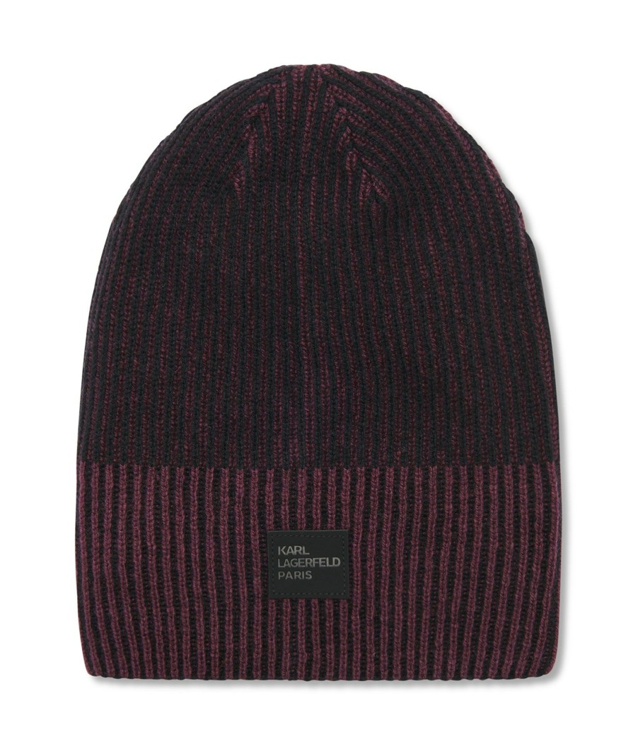 Men * | Attractive Model Two Tone Beanie