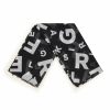 Women * | Special Style Tossed Logo Motif Scarf