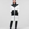 Women * | Sale Online Longline Hooded Down Coat