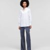 Women * | Quality Guarantee Jacquard Kl Monogram Shirt