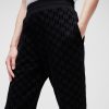 Women * | Store Kl Monogram Flock-Print Sweatpants