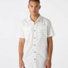 Men * | Cheap Striped Short Sleeve Shirt