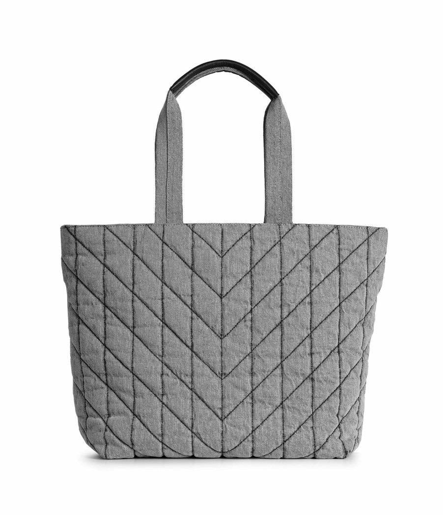 Women * | Discount Sale Amour Denim Quilted Tote