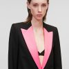 Women * | Hot Sell Color-Pop Lapel Tailored Blazer