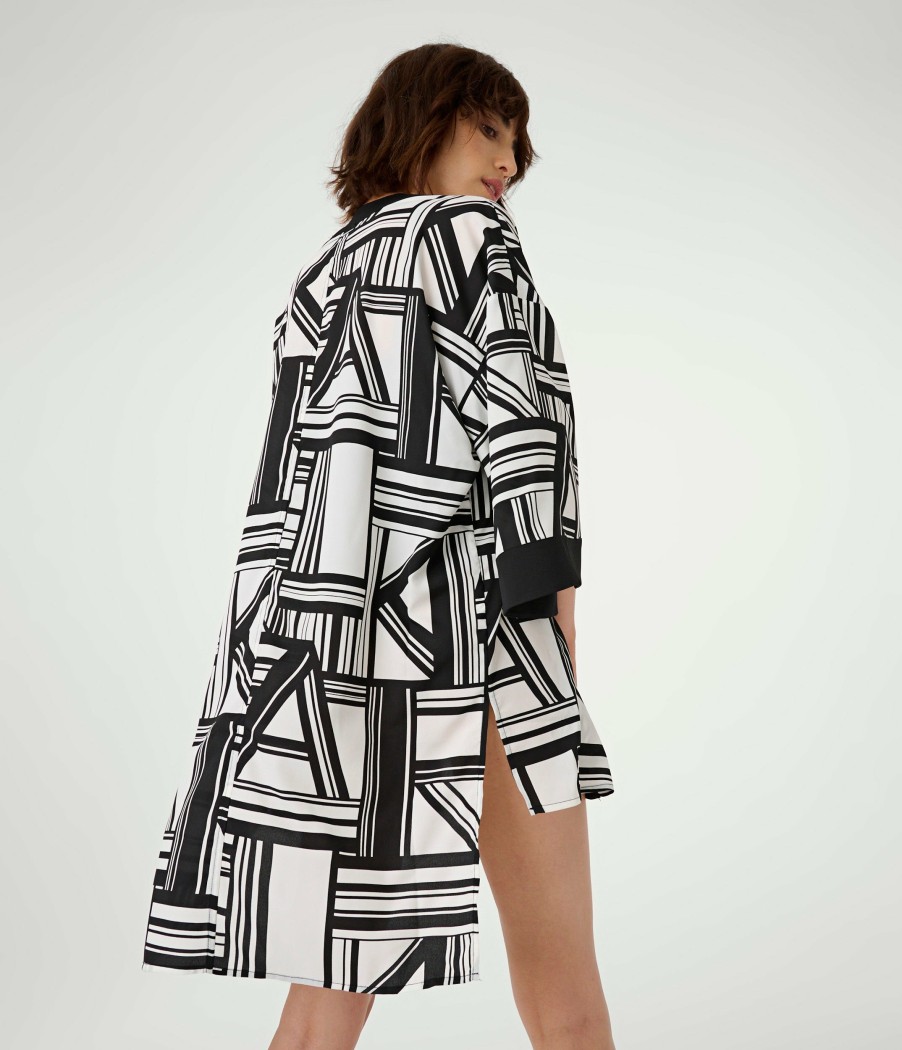 Apparels * | Special Style Printed Kimono