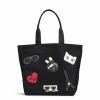 Women * | Reliable Quality Amour Applique Nylon Tote