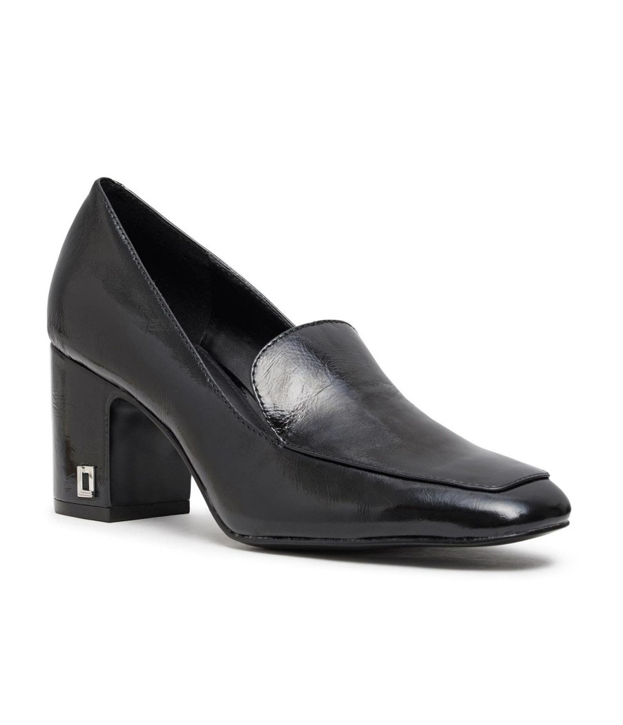 Apparels * | Lower Prices Penelope Heeled Leather Loafer