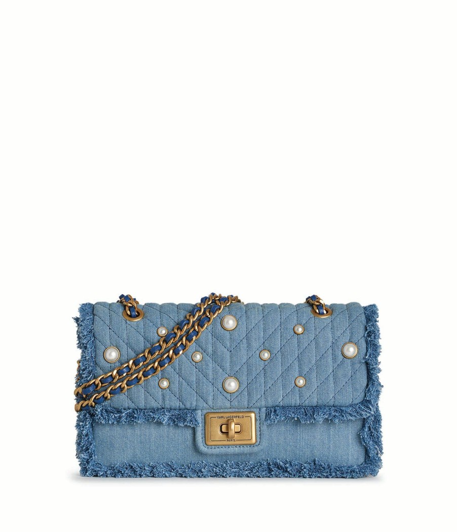 Women * | Latest Fashion Agyness Denim Shoulder Bag